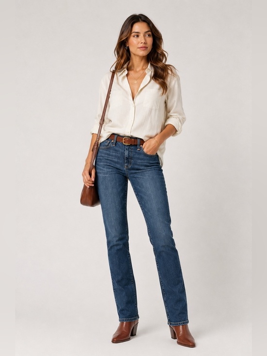 Madewell Denim - Madewell High Rise / waisted Skinny Womens 29 Stretch Dark Wash Denim Jeans